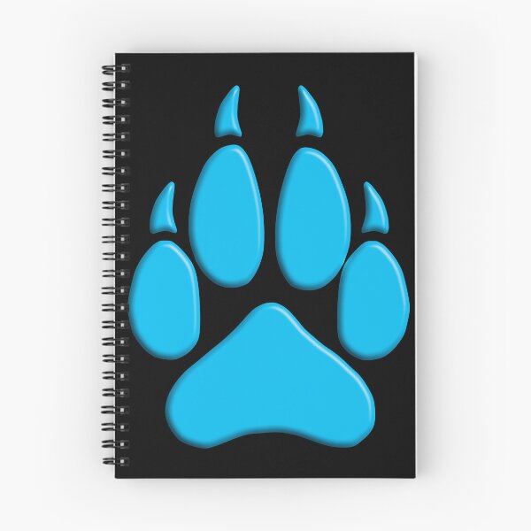 Item preview, Blue 3D Wolf Paw designed and sold by geraldineMS.