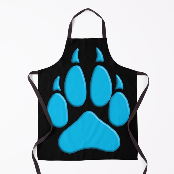 Item preview, Blue 3D Wolf Paw designed and sold by geraldineMS.