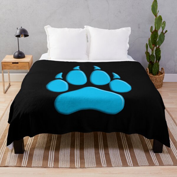 Item preview, Blue 3D Wolf Paw designed and sold by geraldineMS.