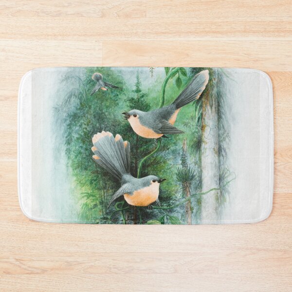 Item preview, Black and brown birds on tree branch painting designed and sold by BestDesign87.
