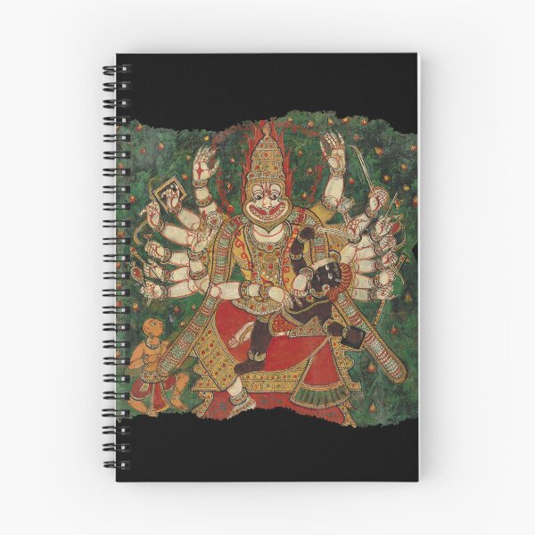 Item preview, Narasimha (Vintage Oil Painting) designed and sold by xKRISHNACOREx.