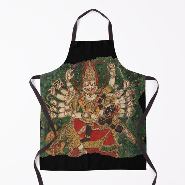 Item preview, Narasimha (Vintage Oil Painting) designed and sold by xKRISHNACOREx.