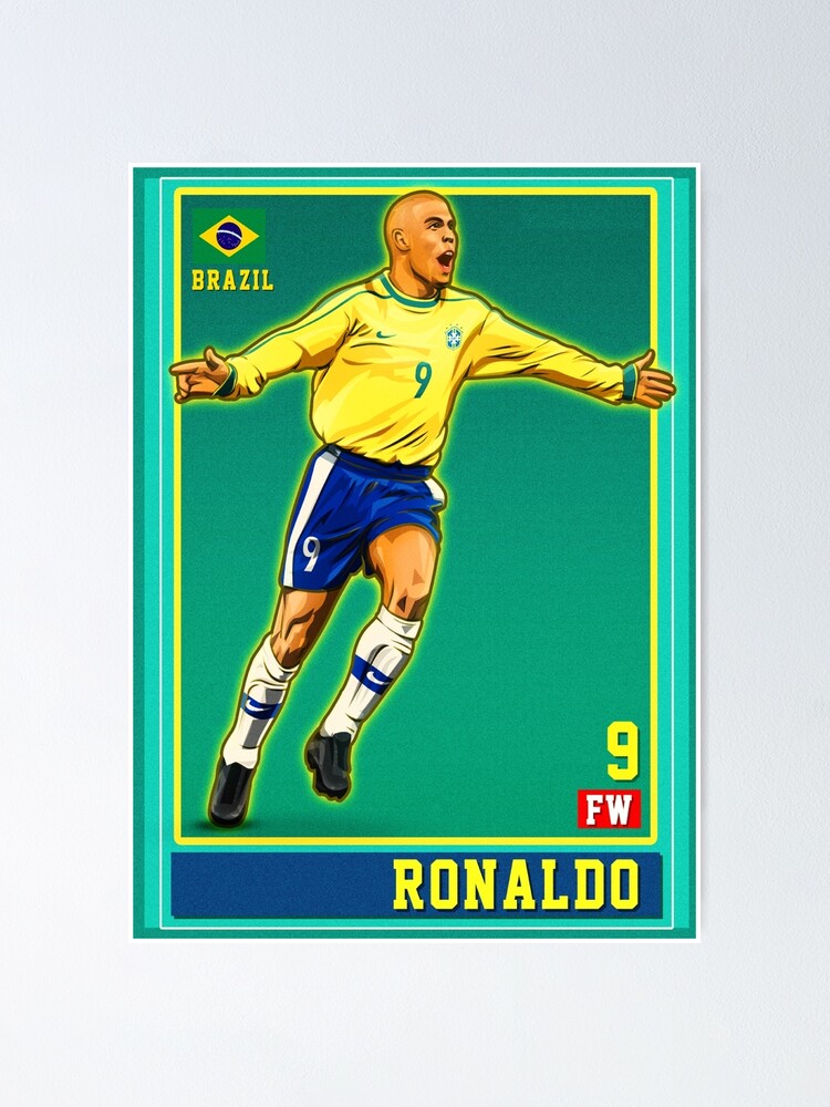 Brazil 2002 World Cup Final Retro Jersey Ronaldo R9 El Fenomeno