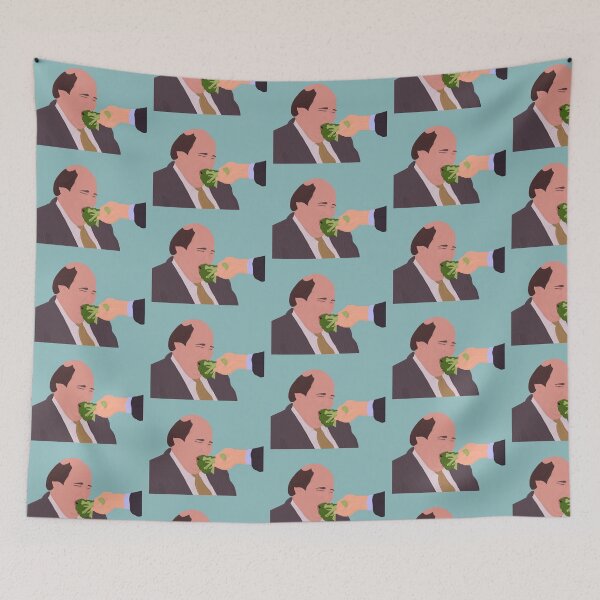 Item preview, Kevin Malone eating broccoli designed and sold by studioLG.