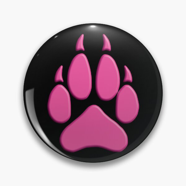 Item preview, Pink 3D Wolf Paw designed and sold by geraldineMS.