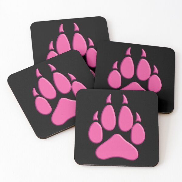 Item preview, Pink 3D Wolf Paw designed and sold by geraldineMS.