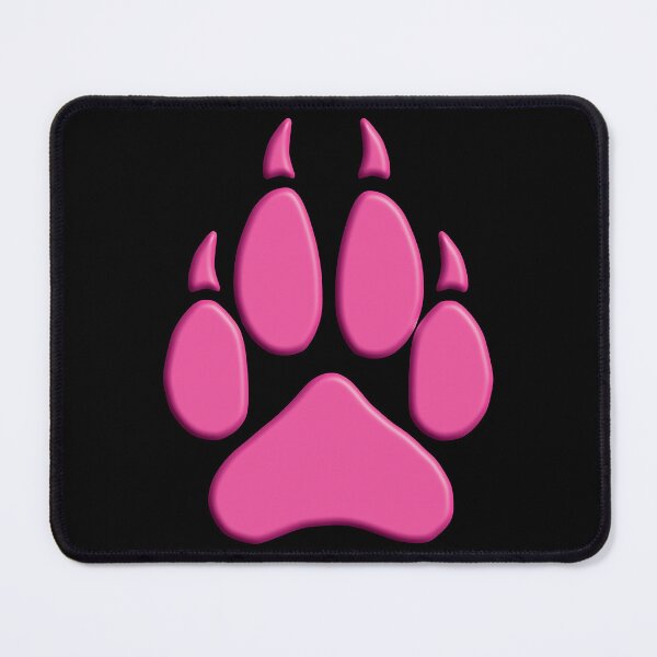 Item preview, Pink 3D Wolf Paw designed and sold by geraldineMS.