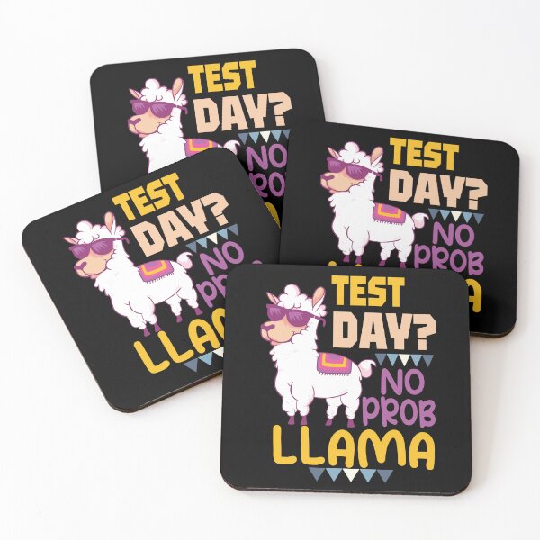 Item preview, Test Day No Prob Llama, Funny, School, College, Final Exam, Graduation, Grad, Student designed and sold by Heddar Badreddine.