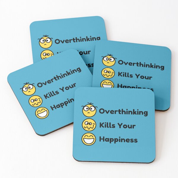 Item preview, Overthinking kills your happiness designed and sold by AnnPrecious.