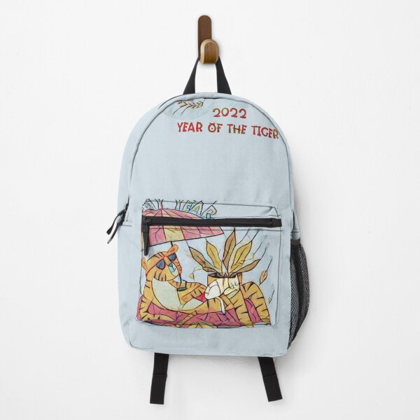 Item preview, Lunar New Year - 2022 Year of the Water Tiger - Hold My Year - Ironic Satiric Cartoon designed and sold by zicutza.