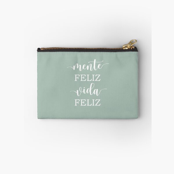 Item preview, Mente Feliz Vida Feliz, Spanish Quote designed and sold by Aryam Quotes.