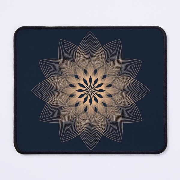 Item preview, Gold and navy mandala designed and sold by NoahDea.