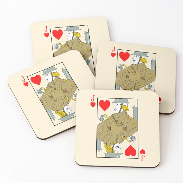 Item preview, Jack of Hearts Military designed and sold by rogue-design.