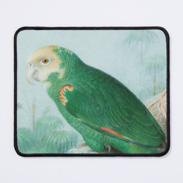 Item preview, Yellow-headed Amazon Parrot on tree branch painting designed and sold by BestDesign87.