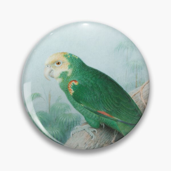 Item preview, Yellow-headed Amazon Parrot on tree branch painting designed and sold by BestDesign87.
