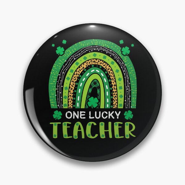 Item preview, Lucky Teacher St. Patrick's Day Teacher Lucky Shamrocks Rainbow designed and sold by gogo-jr.