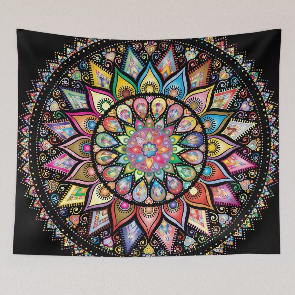 Item preview, Colorful glass mandala  designed and sold by NoahDea.