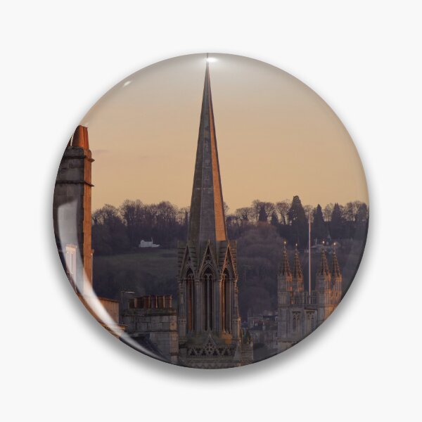 Item preview, Winter sun hitting the Bath Abbey and surrounding sky line designed and sold by duncan1980uk.