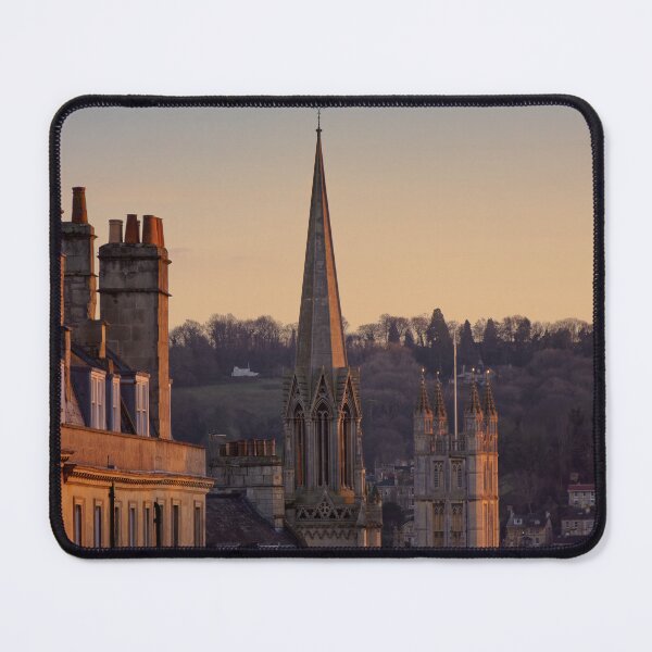 Item preview, Winter sun hitting the Bath Abbey and surrounding sky line designed and sold by duncan1980uk.