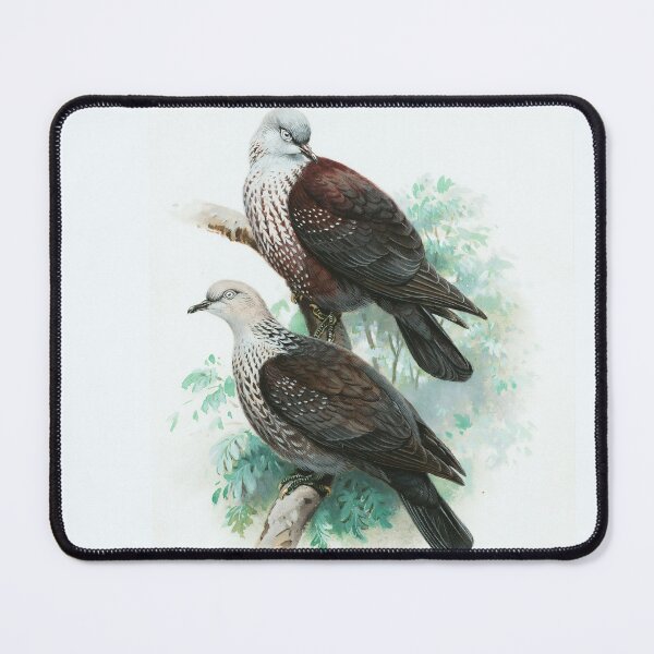 Item preview, Lodge speckled wood pigeon on tree branch painting designed and sold by BestDesign87.
