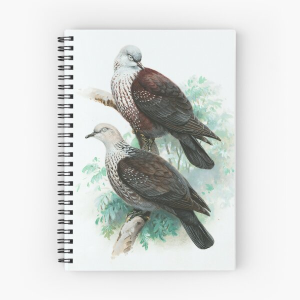 Item preview, Lodge speckled wood pigeon on tree branch painting designed and sold by BestDesign87.