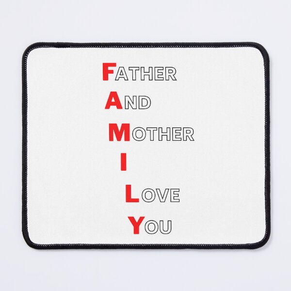 Item preview, Family: Mother and Father, i love you (Acrostic) designed and sold by JEROME MARQUANT.