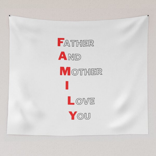 Item preview, Family: Mother and Father, i love you (Acrostic) designed and sold by JEROME MARQUANT.