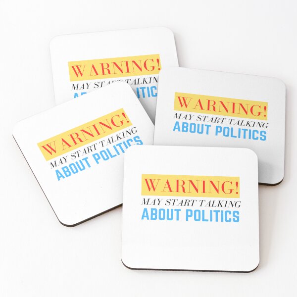 Item preview, Warning May Start Talking About Politics T-Shirt designed and sold by Pipat.
