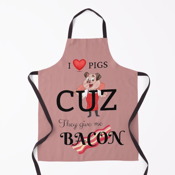Item preview, I Love Pigs Cuz They Give Me Bacon designed and sold by Endeavour-Tees.
