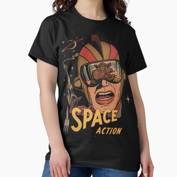 Space Action Vintage Classic Classic T-Shirt