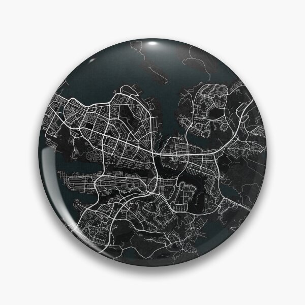 Item preview, Reykjavik City Map of Iceland - Dark designed and sold by deMAP.