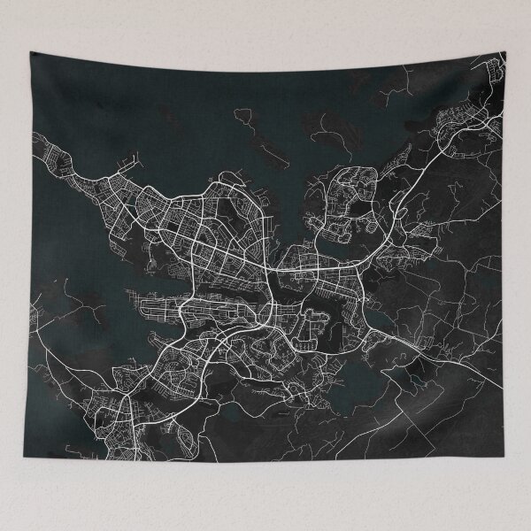 Item preview, Reykjavik City Map of Iceland - Dark designed and sold by deMAP.