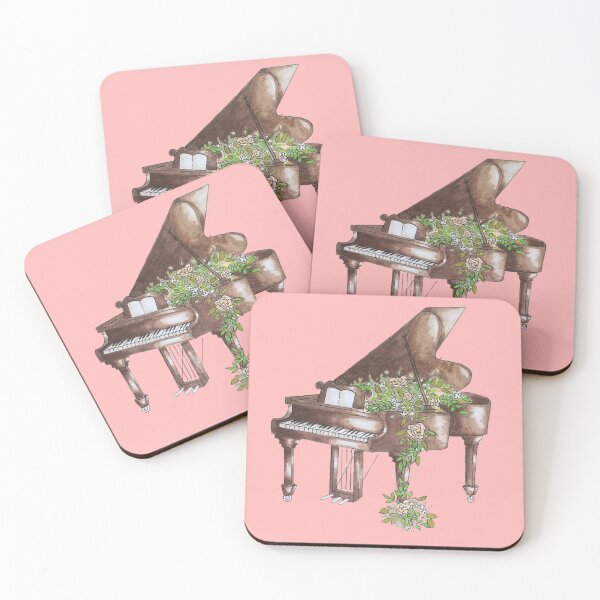 Item preview, Piano and Peonies designed and sold by Robin Weste.