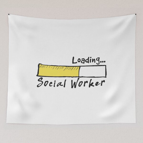 Item preview, Social Worker Loading - Funny Social Worker Quote Gift Idea For Men and Womens designed and sold by Mmmm3344.