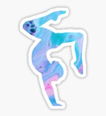 Pegatina Stag Handstand - Rainbow