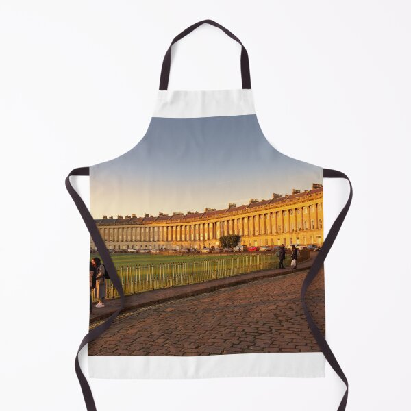 Item preview, Royal Crescent Bath bathed in honey coloured golden winter sun designed and sold by duncan1980uk.