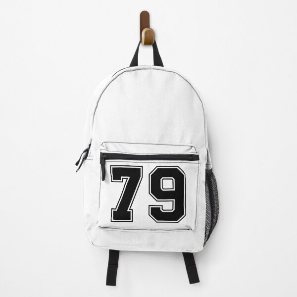 Item preview, 79 American Football Classic Vintage Sport Jersey Number in black number on white background for american football, baseball or basketball designed and sold by Marcin Adrian.