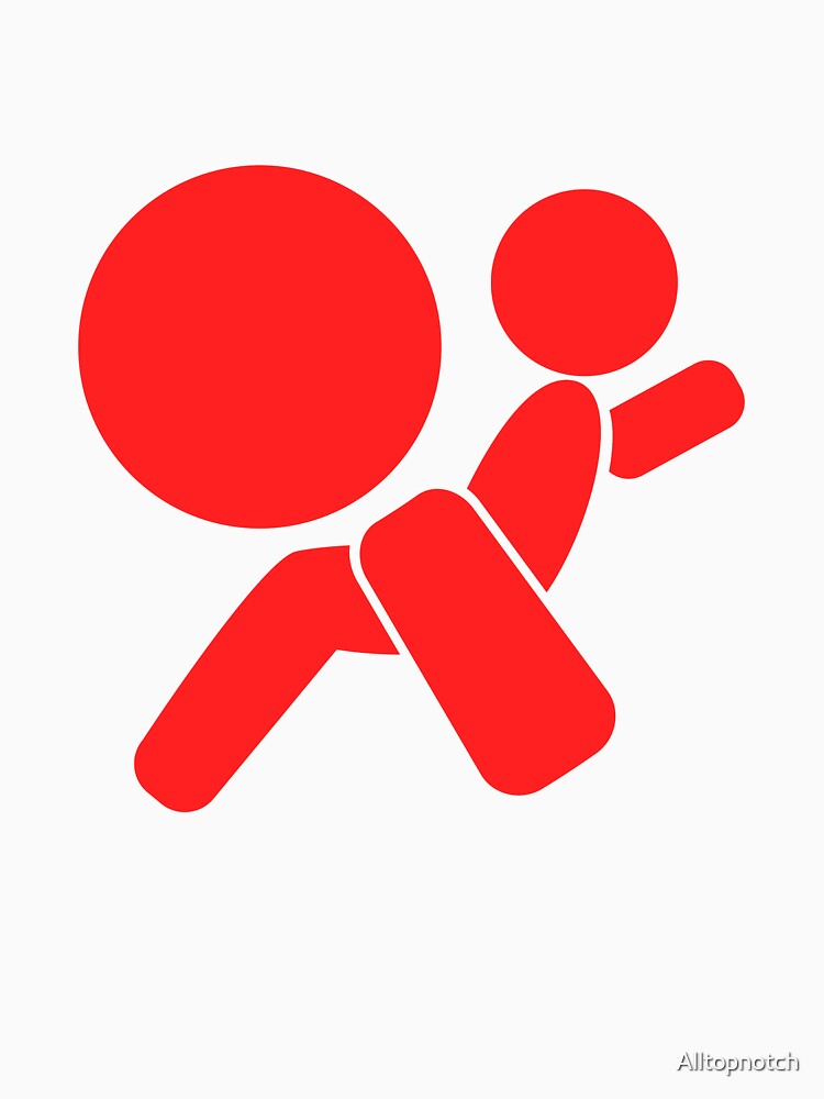 "Airbag warning symbol" Tshirt by Alltopnotch Redbubble