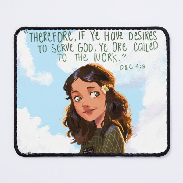 Item preview, LDS Missionary Quote "If Ye Have Desires To Serve God, Ye are Called To The Work" designed and sold by eilekzandra.