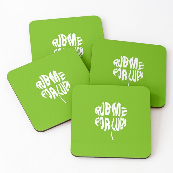 Item preview, Rub Me For Luck Funny St. Patrick's Day Party Irish Cute Shamrock designed and sold by ZETTIF ⭐⭐⭐⭐⭐.