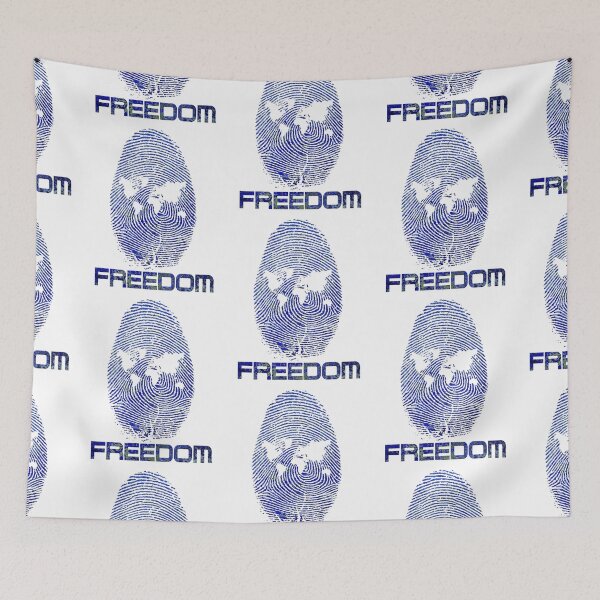 Item preview, Thumbprint World of FREEDOM designed and sold by TigsArts.