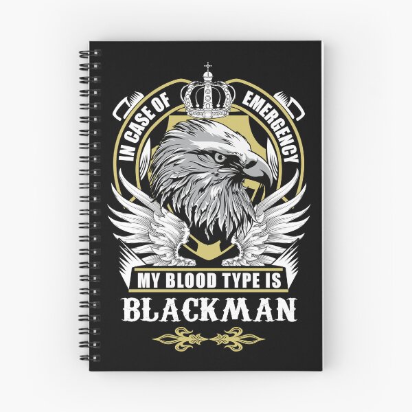 Item preview, Blackman Name T Shirt - In Case Of Emergency My Blood Type Is Blackman  Gift Item Tee designed and sold by artiagasonya.