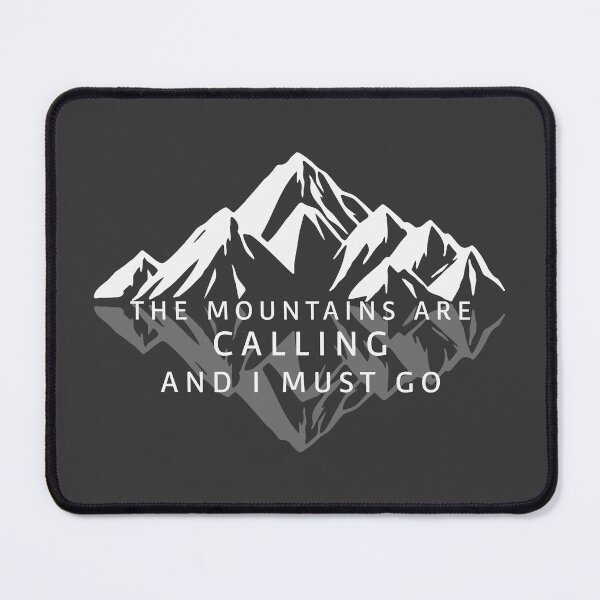 Item preview, The mountains are calling and I must go mtn silhouette designed and sold by rbctees.
