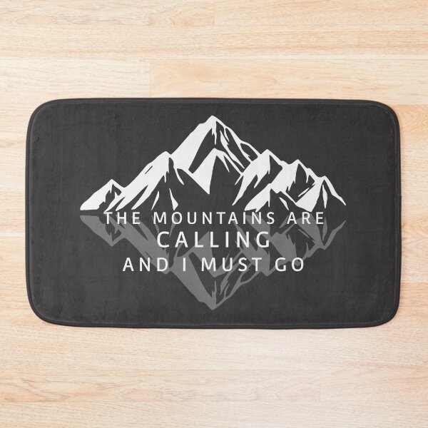 Item preview, The mountains are calling and I must go mtn silhouette designed and sold by rbctees.