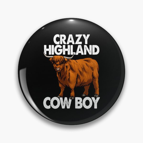 Item preview, Crazy Highland Cow Boy designed and sold by Bendthetrend.