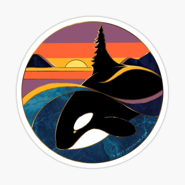 PNW Orca Sticker