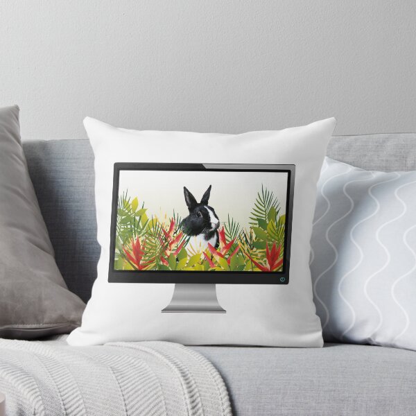 Item preview, Computer Screen Bunny Rabbit Flower Field designed and sold by Move-Art.