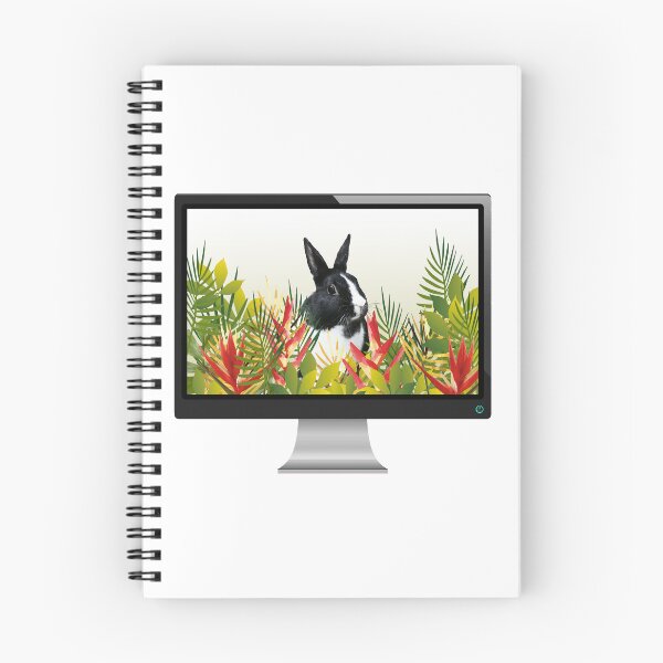 Item preview, Computer Screen Bunny Rabbit Flower Field designed and sold by Move-Art.