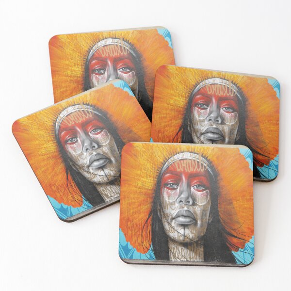 Item preview, Woman with brown hair painting texture background designed and sold by BestDesign87.