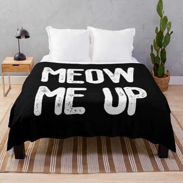 Item preview, Meow Me Up (White Text) designed and sold by meowmeup.